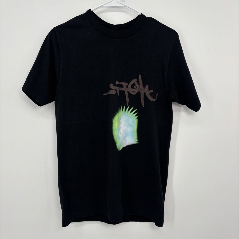 Travis Scott Utopia Shirt Mens Small Black Graphic Concert Tour Tee Hiphop Y2K